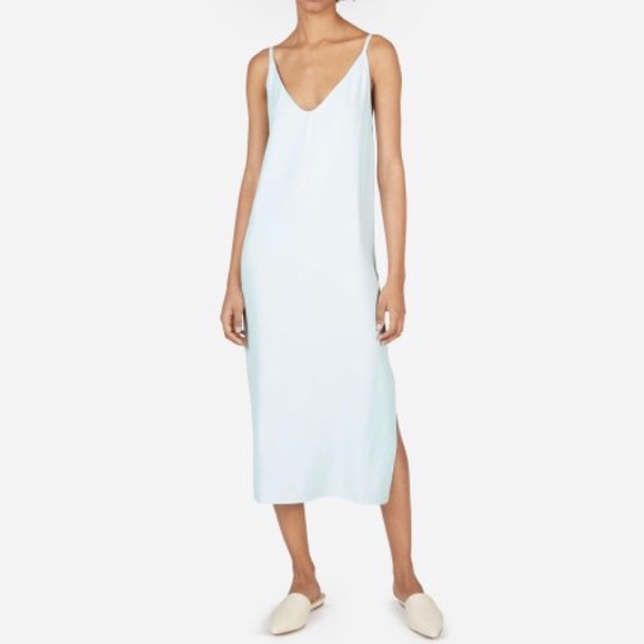 everlane goweave slip dress